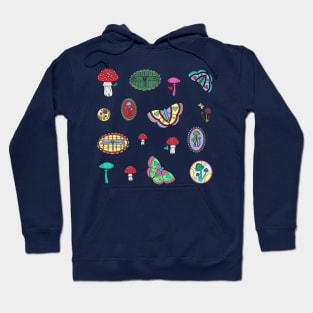 Butterfly Mushroom Forest Hoodie